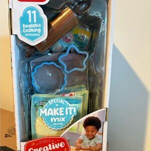 Little Tikes Creative Kitchen Playset with Blue Accessories